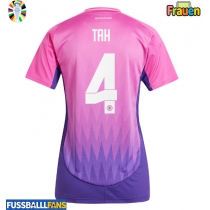 Deutschland Jonathan Tah #4 Auswärtstrikot Frauen EM 2024 Kurzarm